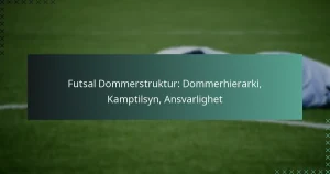 Futsal Dommerstruktur: Dommerhierarki, Kamptilsyn, Ansvarlighet